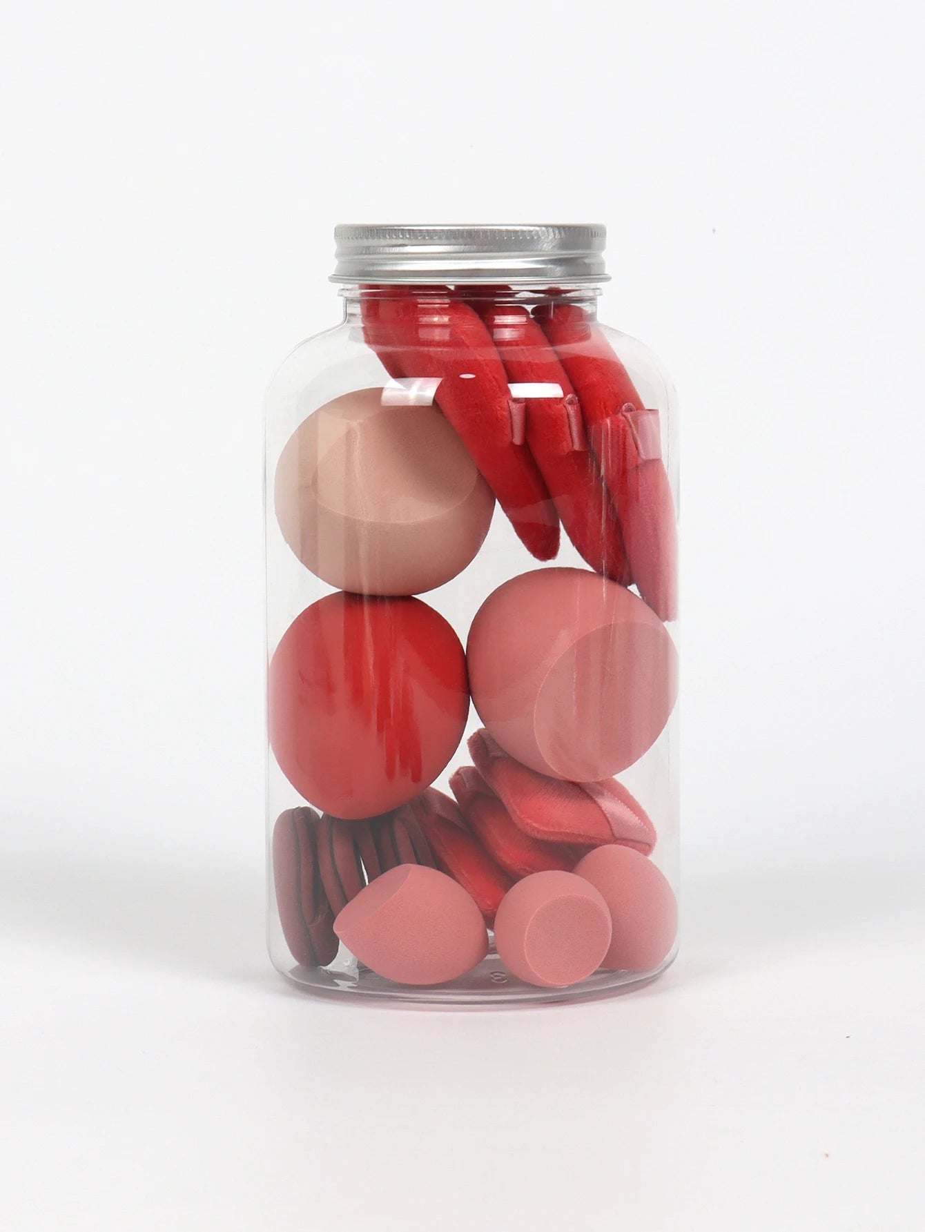 Spring 15 Cans,3 Loose Powder Puffs & 3 Mini Loose Powder Puffs & 3 Mini Makeup Eggs & 3 Mini Air Cushion Puffs, Foundation Mix